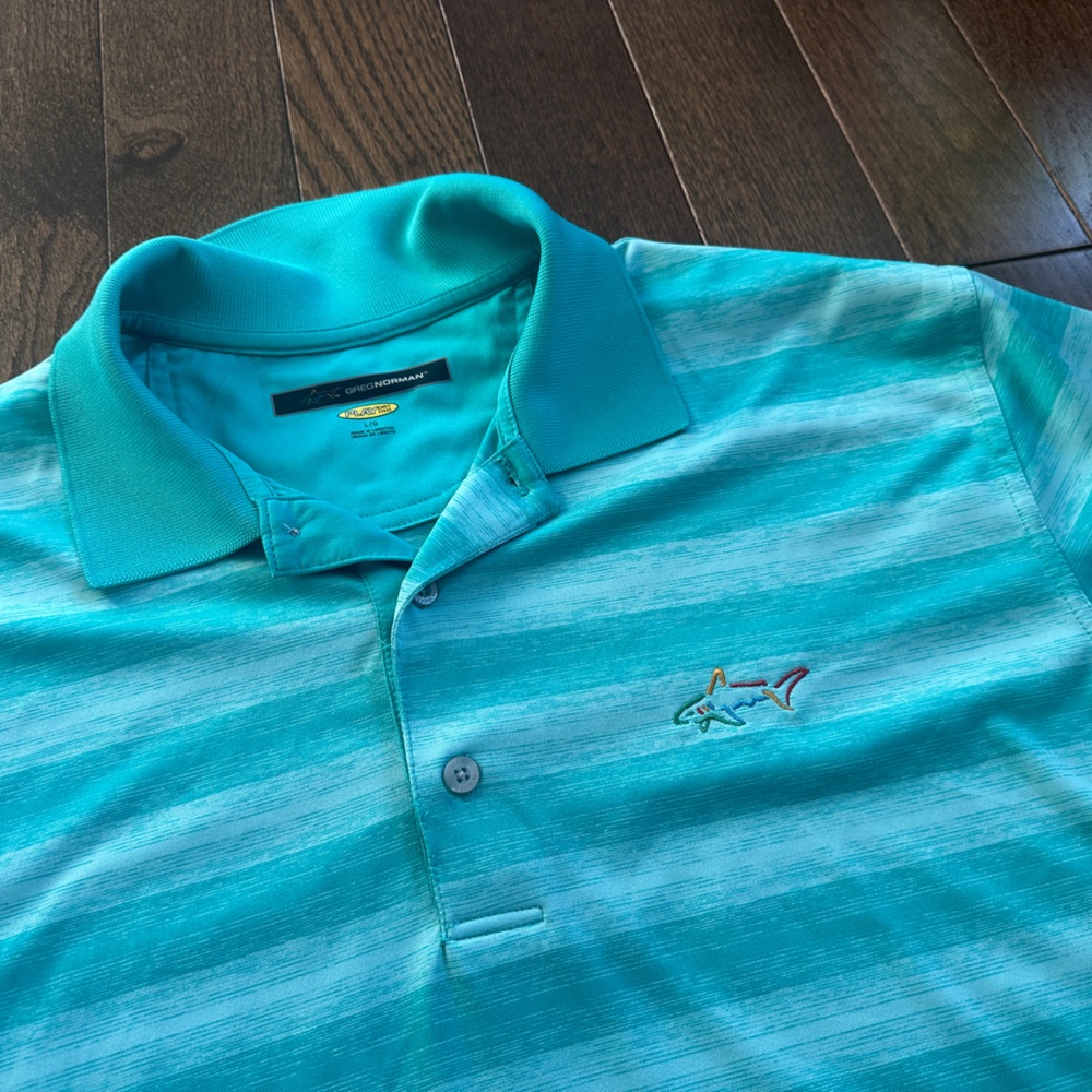Greg Norman play dry golf polo- men’s large